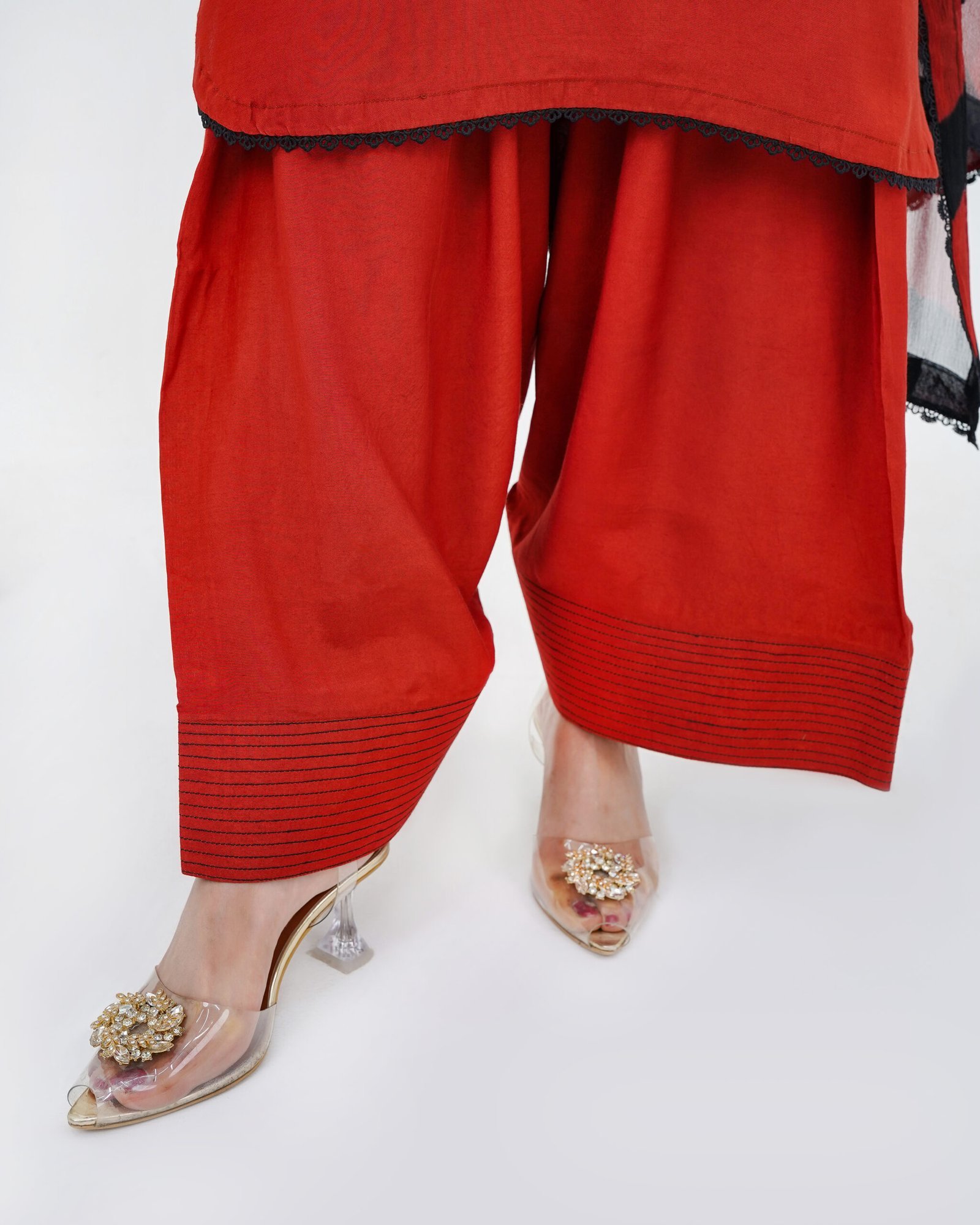 Crimson Dream Stuffed Lawn 3-Piece Suit - Image 6